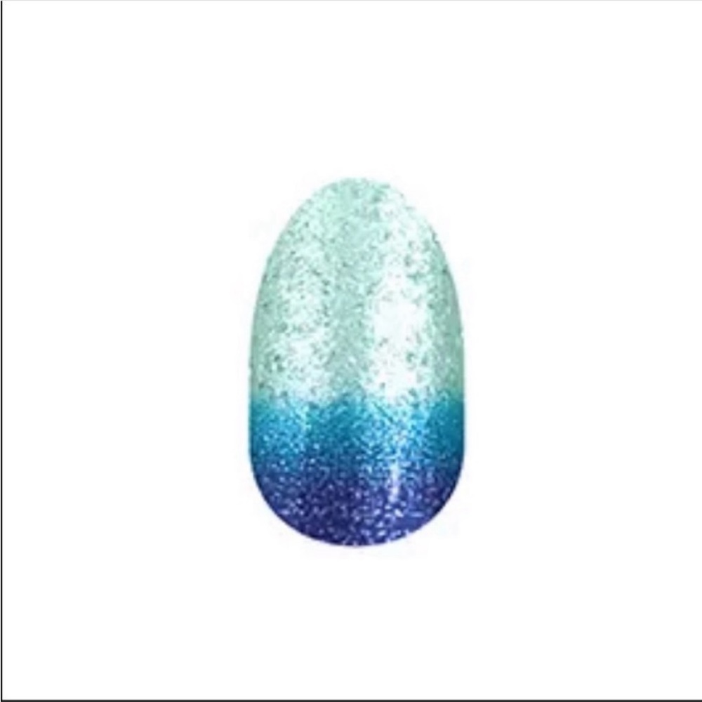 *Retired* Color Street: Long Time No Sea | Mint Blue Glitter Ombre Gradient - Picture 13 of 13